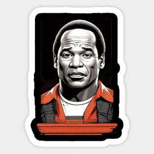 Oj Simpson Sticker